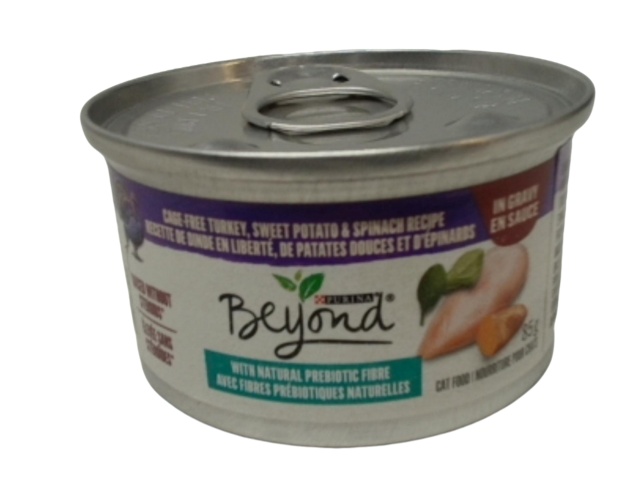 Cat Food Turkey, Sweet Potato & Spinach 12 x 85g. Beyond Purina (or $1.19ea)