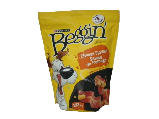 Dog Treats Beggin\' Cheese Flavour 1.13kg. Purina (endcap)