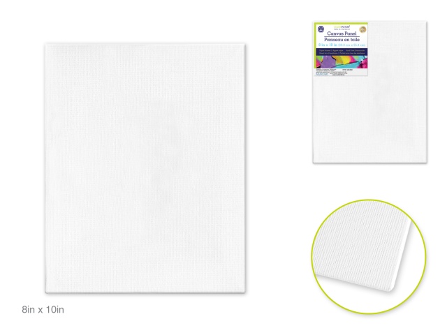 Canvas Panels Primed 8x10\
