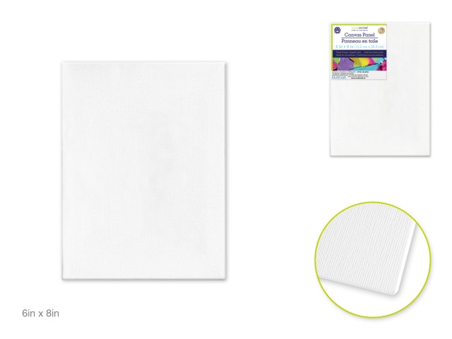 Canvas panels primed 6x8 inch artist quality