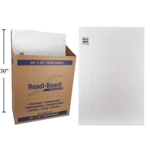 Foam board 20x30 inch white