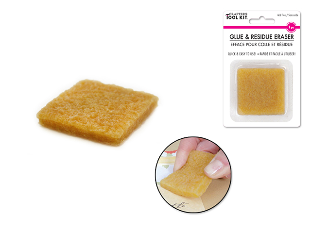 Glue and residue eraser