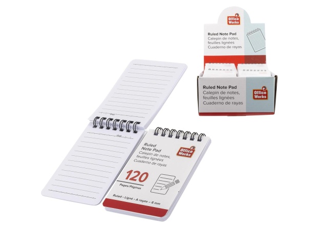 Note Pad Ruled 120 pages Desk Tech