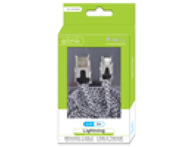 Cable - USB Lightning™ 6.6ft White Braided