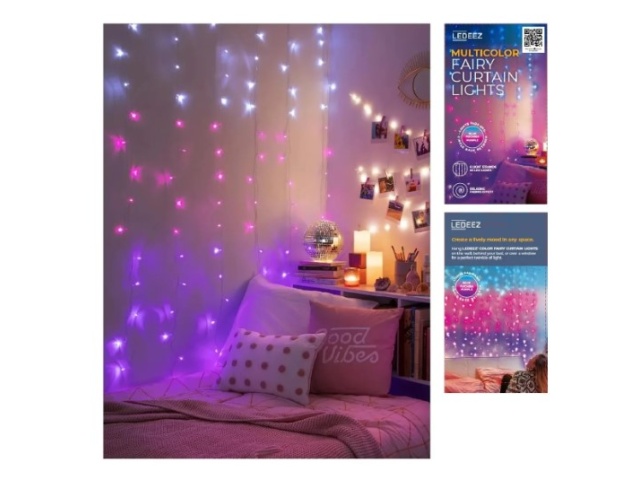 LED Fairy Lights Curtain Multi Color LED EEZ