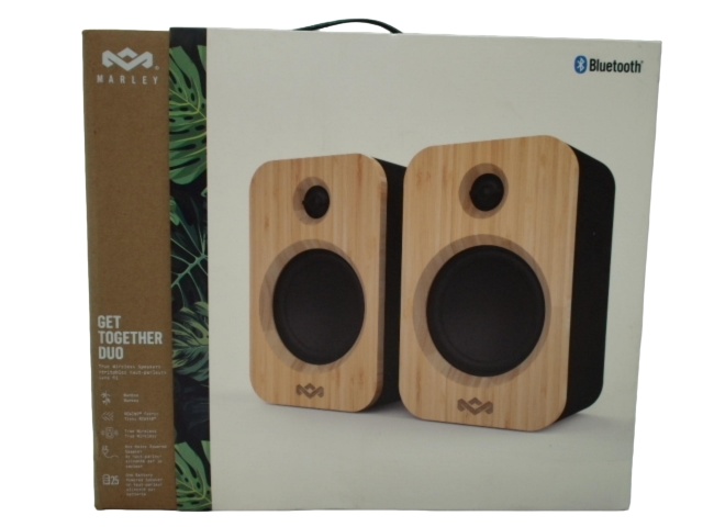 Marley Get Together Duo Bamboo Bluetooth Speakers