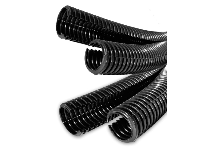 Split loom wire tubing 1/4 inch 6mm 25 foot polyethylene