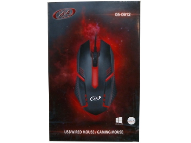 Mouse USB optical 1000dpi 4.5ft cable