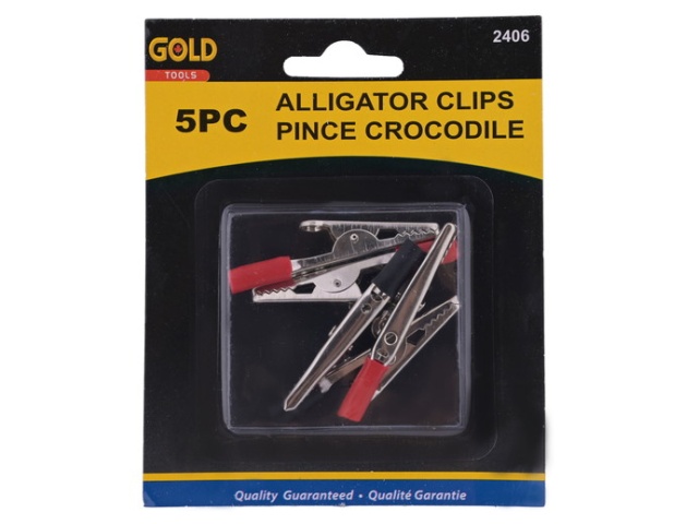 Alligator clips 5 pc