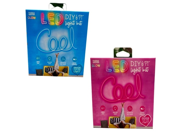 LED Neon Kit Pink Battery Powered