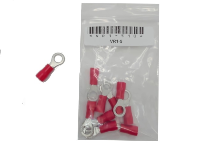Terminal Insulated Ring Type Stud Size 10 - bag of 10