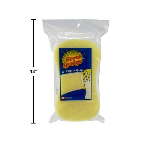 9.5 Large Auto Peanut Sponge  Yellow 9.5