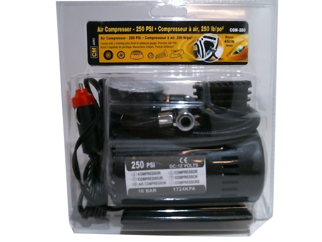 Air compressor 250PSI portable with cig. Power adaptor