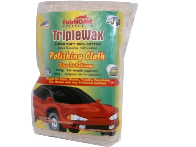 Polishing Cloth 100% Cotton 1m Length Triplewax Or 3/$1.99