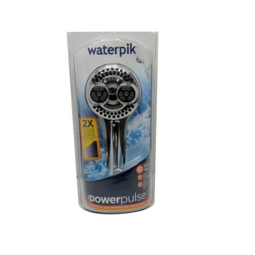 Hand Held Shower Head 7 Sprays 2X Massage Force Waterpik