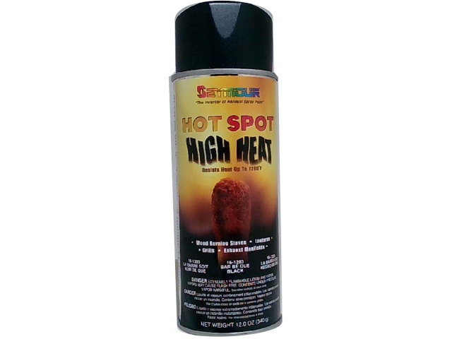 Spray Paint BBQ Black High Heat 1200°F  Seymour