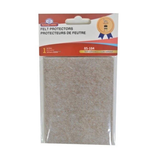 FELT PROTECTOR 1 SHEET 4-1/4x3-1/4 INCH SELF-ADHESIVE