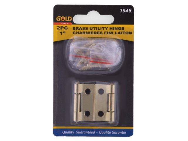 Hinge Loose Pin 1 Gold 2pk.\