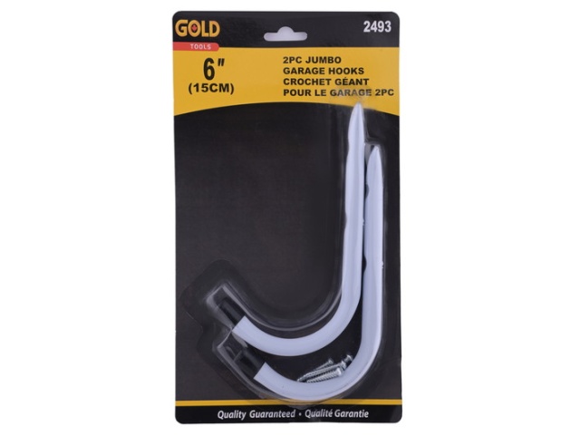 Hooks 2 pc 6 inch jumbo storage
