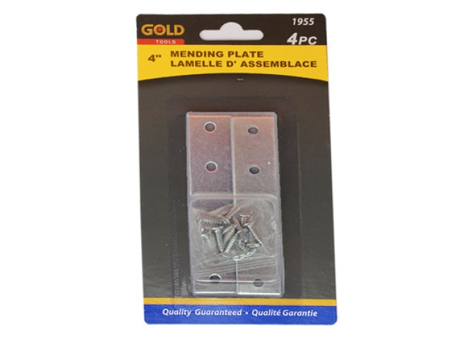 mending plate 4 inch 4 pc