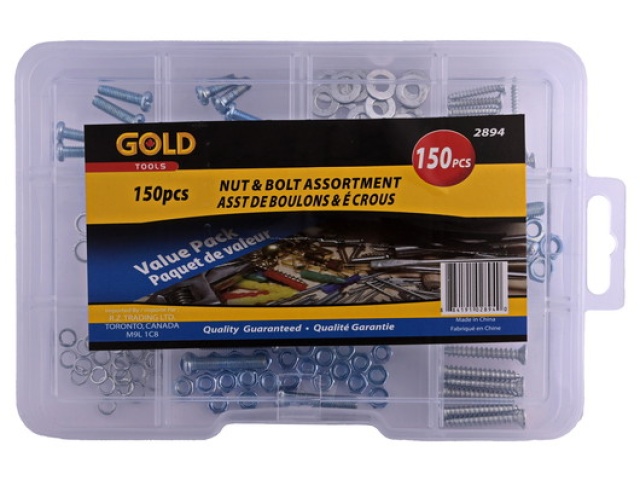 Nut and Bolt assortment 150 pcs