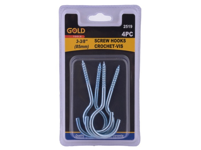 Screw hooks 4pc 85mm