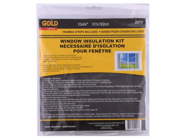 Window insulation kit