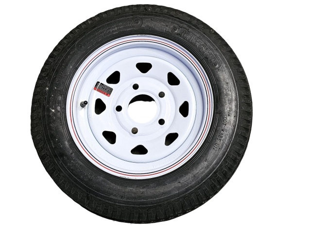 Tire w/Rim 480x12 5 Bolt LRC White Spoke ($5.84 OTS INCLUDED)