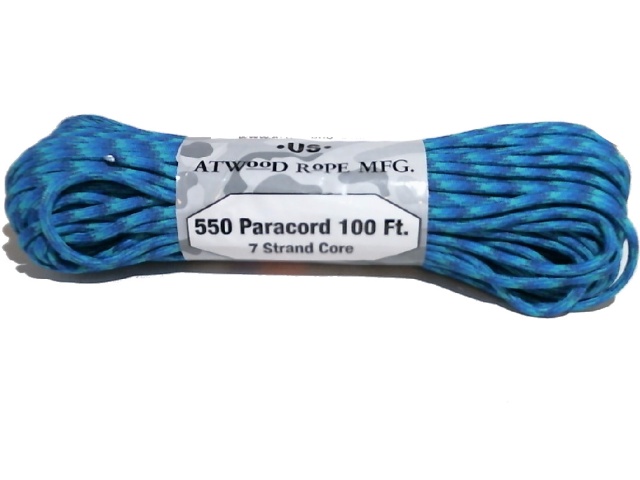 Rope 550 Paracord 100\' Blue