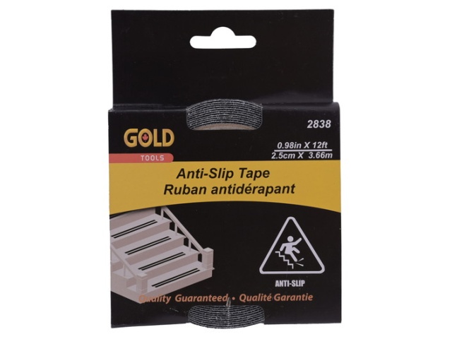 Tape anti-slip .98inx12ft 2.5cmx3.66m