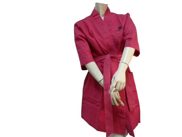 Women\'s Robe Pink Meredith Marks 100% Cotton
