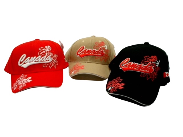 Canada Cap Branch Pattern w/Maple Leaf Ass\'t Colours