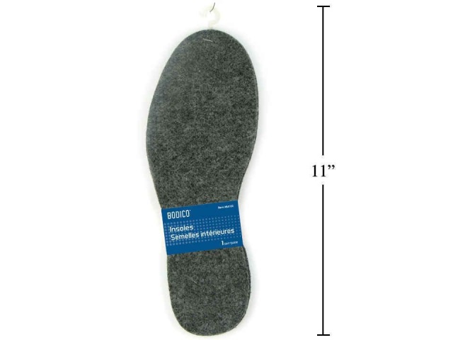 Felt insoles - 1 pair