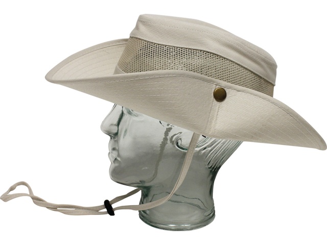Killian Vented Hat - Tan - Large