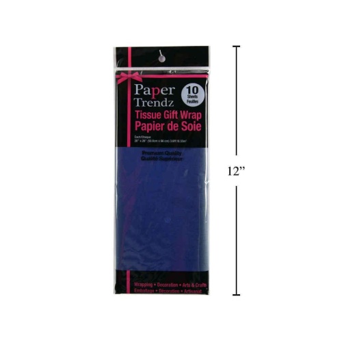 Tissue paper navy 10 sheets 20x26 50.8x66cm