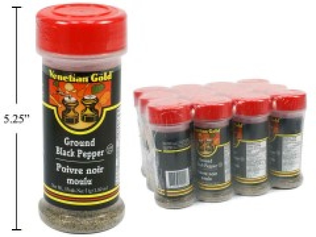 V. Gold, Black Pepper Ground 40g. - each sold individually