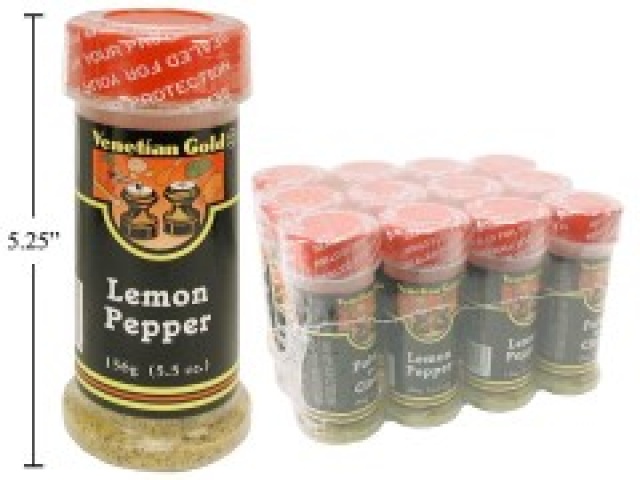 V. Gold, Lemon Pepper 156g.  - each sold individually