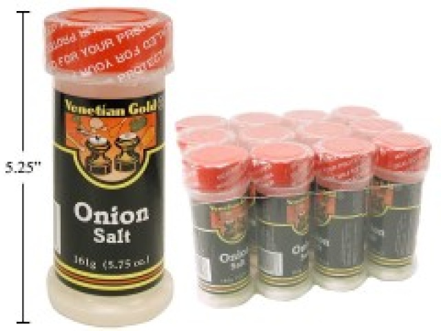 V. Gold, Onion Salt 161g.  - each sold individually