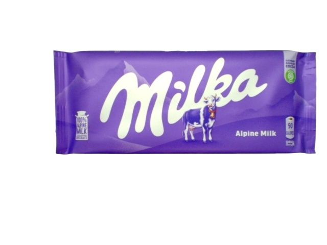 Chocolate Bar Milka Alpine Milk 100g.