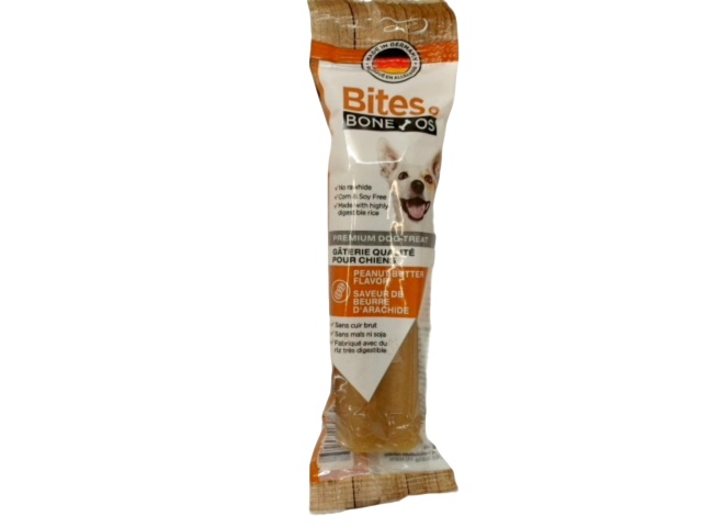 Bites Bone Premium Dog Treat Peanut Butter