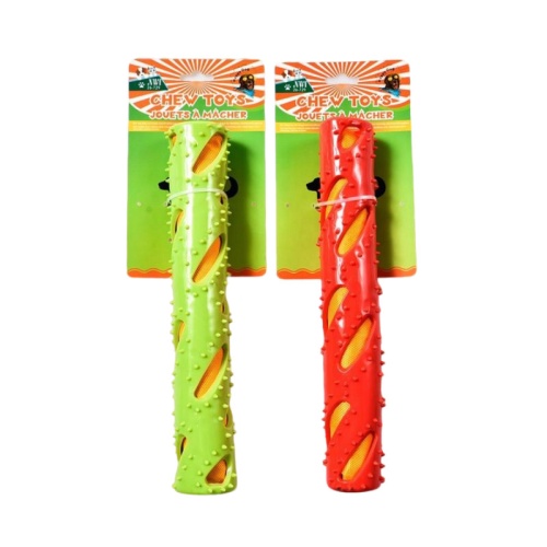 PET CHEW TOY 11.75LONG 2 COLOR ASST'D