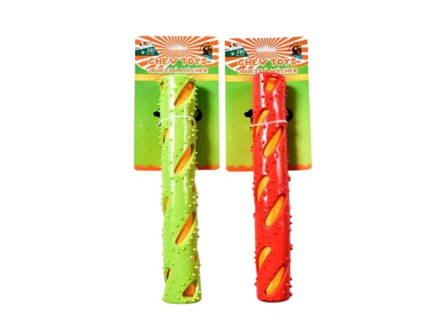 PET CHEW TOY 11.75LONG 2 COLOR ASST\'D\