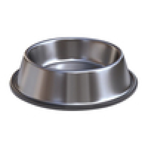 Pet food bowl - stainless steel 32oz 26x5cm