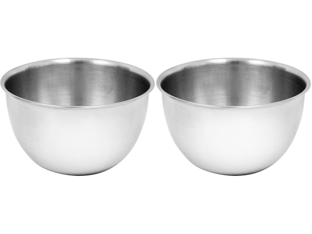 bowl prep stainless steel 2 pack