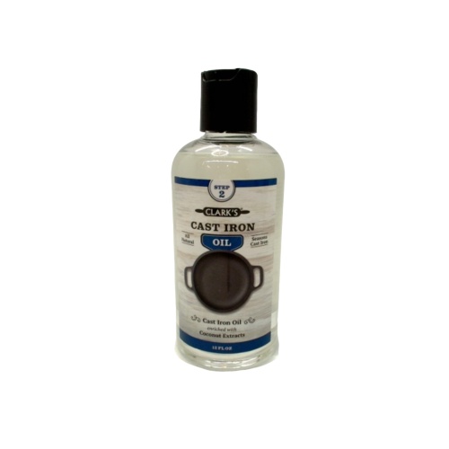 Cast Iron Oil w/Coconut Extracts 12fl. oz. Clark's