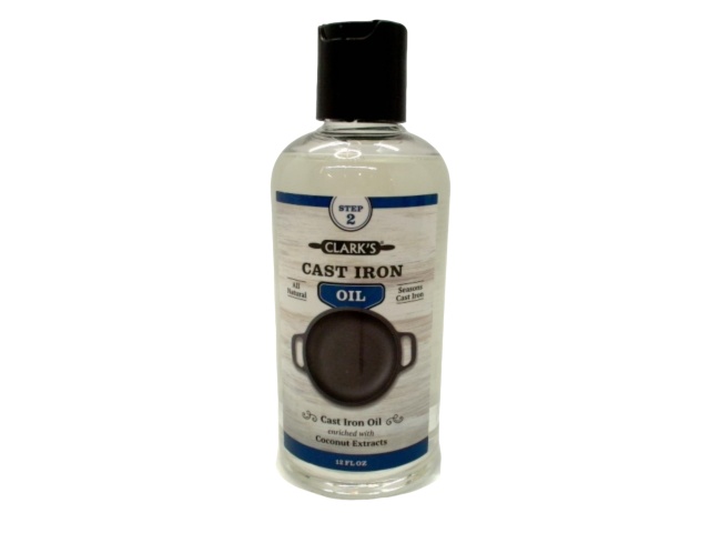 Cast Iron Oil w/Coconut Extracts 12fl. oz. Clark\'s