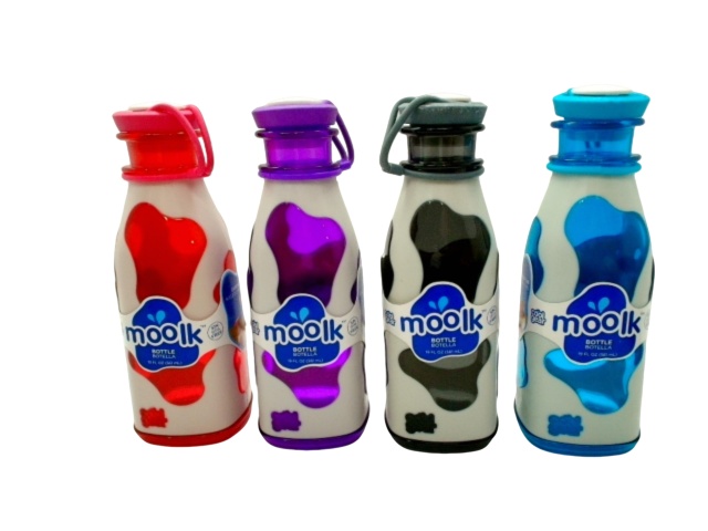 Moolk Bottle 561mL Plastic Ass\'t Colours Cool Gear