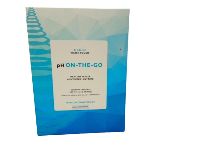 Water Pouch 3pk. Alkaline Ph On-the-go
