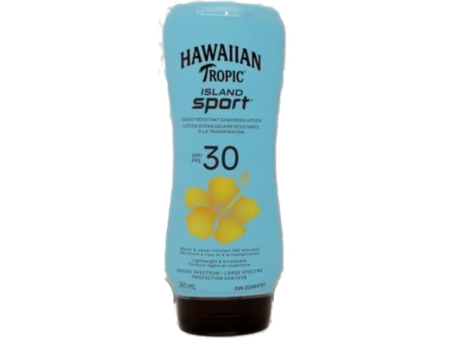 Sunscreen Lotion Island Sport SPF 30 240mL Hawaiian Tropic (Or 2/$9.99)