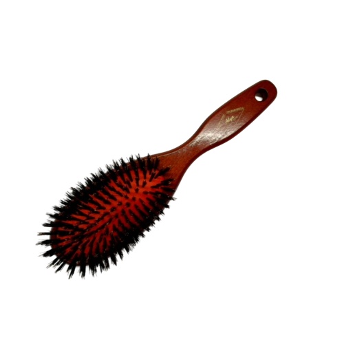 Hairbrush Cherry Wood Handle w/Orange Alya